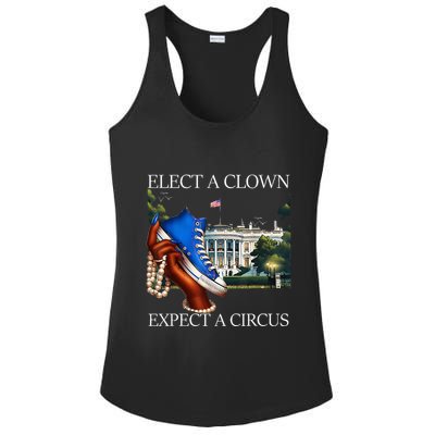 Elect A Clown Expect A Circus Funny Election Kamala Harris Ladies PosiCharge Competitor Racerback Tank