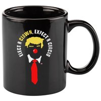 Elect A Clown Expect A Circus Funny Anti Trump Graphic 11oz C Handle Ceramic Mug