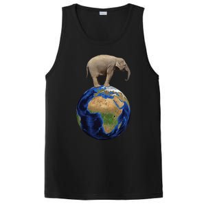 Elephant Animal Conservation Earth Day Planet Nature PosiCharge Competitor Tank