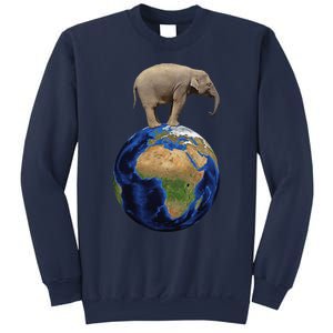 Elephant Animal Conservation Earth Day Planet Nature Sweatshirt