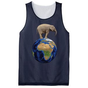 Elephant Animal Conservation Earth Day Planet Nature Mesh Reversible Basketball Jersey Tank