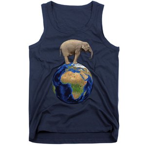 Elephant Animal Conservation Earth Day Planet Nature Tank Top