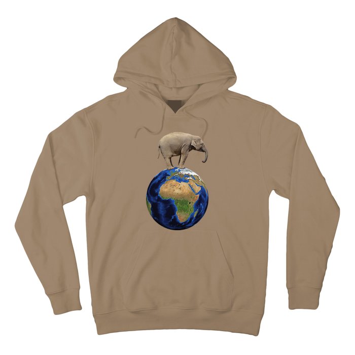 Elephant Animal Conservation Earth Day Planet Nature Hoodie