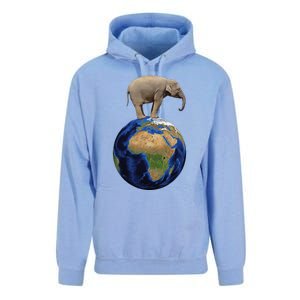 Elephant Animal Conservation Earth Day Planet Nature Unisex Surf Hoodie