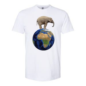 Elephant Animal Conservation Earth Day Planet Nature Softstyle CVC T-Shirt