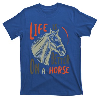 Equestrian And Cow Saying For Horse Lover Gift T-Shirt