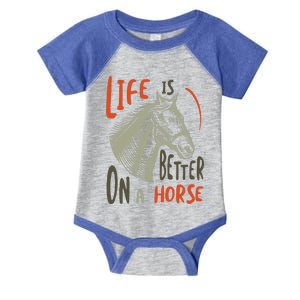 Equestrian And Cow Saying For Horse Lover Gift Infant Baby Jersey Bodysuit