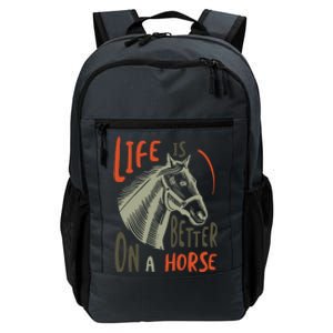 Equestrian And Cow Saying For Horse Lover Gift Daily Commute Backpack