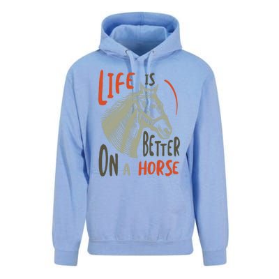 Equestrian And Cow Saying For Horse Lover Gift Unisex Surf Hoodie