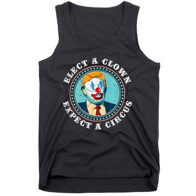 Elect A Clown Expect A Circus T Shirt AntiTrump Tank Top