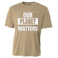 Environmental Awareness Climate Change Planet Save Earth Day Cooling Performance Crew T-Shirt