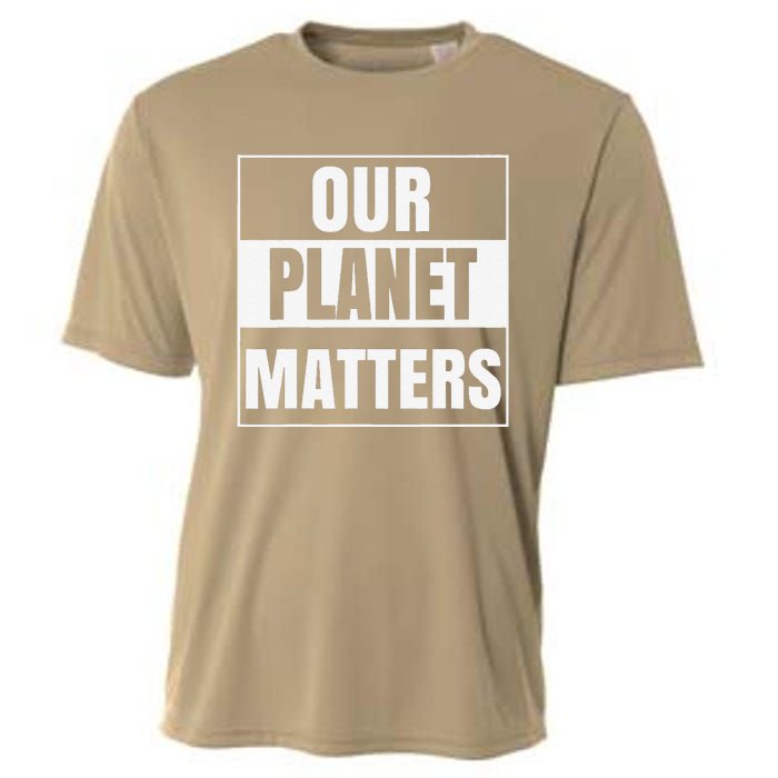 Environmental Awareness Climate Change Planet Save Earth Day Cooling Performance Crew T-Shirt