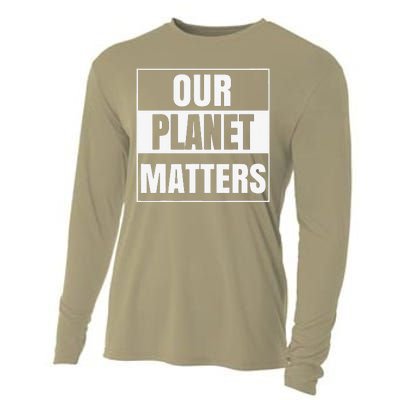 Environmental Awareness Climate Change Planet Save Earth Day Cooling Performance Long Sleeve Crew