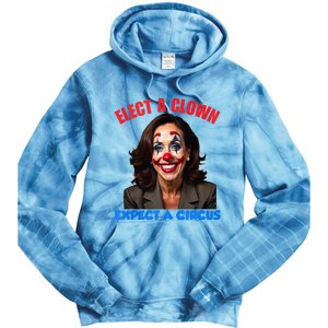 Elect A Clown Expect A Circus Tie Dye Hoodie