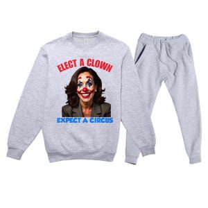 Elect A Clown Expect A Circus Premium Crewneck Sweatsuit Set