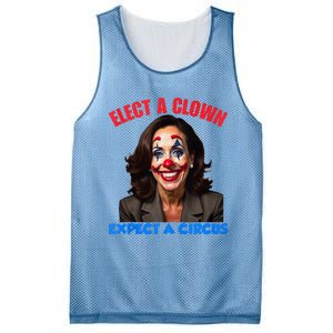 Elect A Clown Expect A Circus Mesh Reversible Basketball Jersey Tank