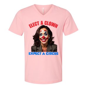 Elect A Clown Expect A Circus V-Neck T-Shirt