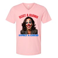 Elect A Clown Expect A Circus V-Neck T-Shirt