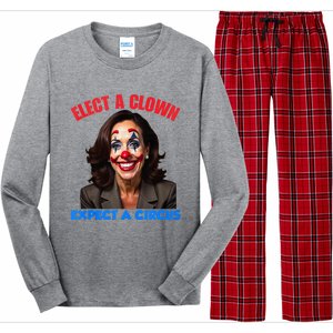 Elect A Clown Expect A Circus Long Sleeve Pajama Set