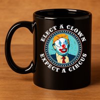 Elect A Clown Expect A Circus T Anti Trump 11oz C Handle Ceramic Mug