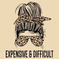 Expensive And Difficult Funny Bougie Bougee Messy Bun Cool Gift Bag