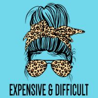Expensive And Difficult Funny Bougie Bougee Messy Bun Cool Gift Magnet