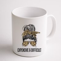 Expensive And Difficult Funny Bougie Bougee Messy Bun Cool Gift Mug