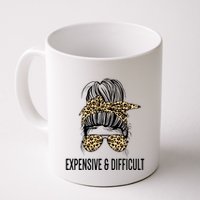 Expensive And Difficult Funny Bougie Bougee Messy Bun Cool Gift Mug