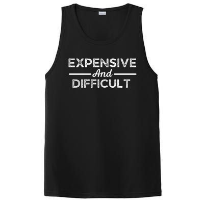 Expensive And Difficult Funny Mom Life PosiCharge Competitor Tank