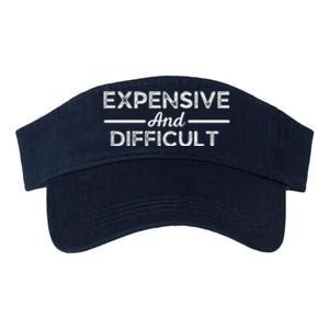 Expensive And Difficult Funny Mom Life Valucap Bio-Washed Visor