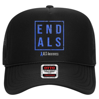 End Als, Distressed Als Awareness Trucker Hat