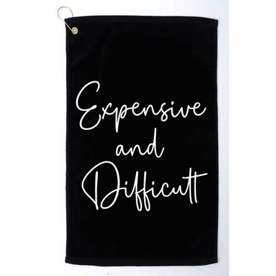 Expensive And Difficult Funny Bougie Bougee Gift Golf Towel