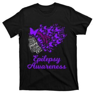 Epilepsy Awareness Day Epilepsy Butterfly T-Shirt