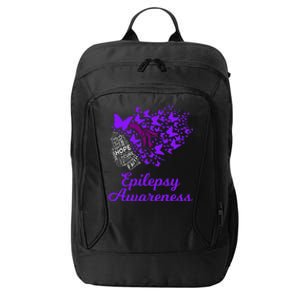 Epilepsy Awareness Day Epilepsy Butterfly City Backpack