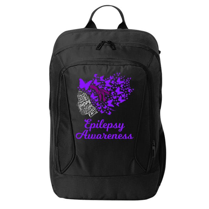 Epilepsy Awareness Day Epilepsy Butterfly City Backpack