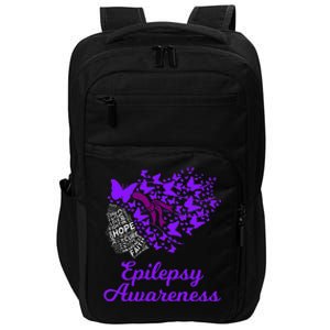 Epilepsy Awareness Day Epilepsy Butterfly Impact Tech Backpack