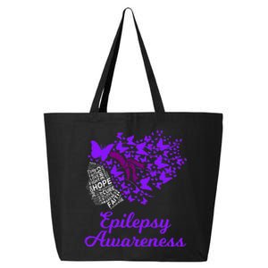 Epilepsy Awareness Day Epilepsy Butterfly 25L Jumbo Tote