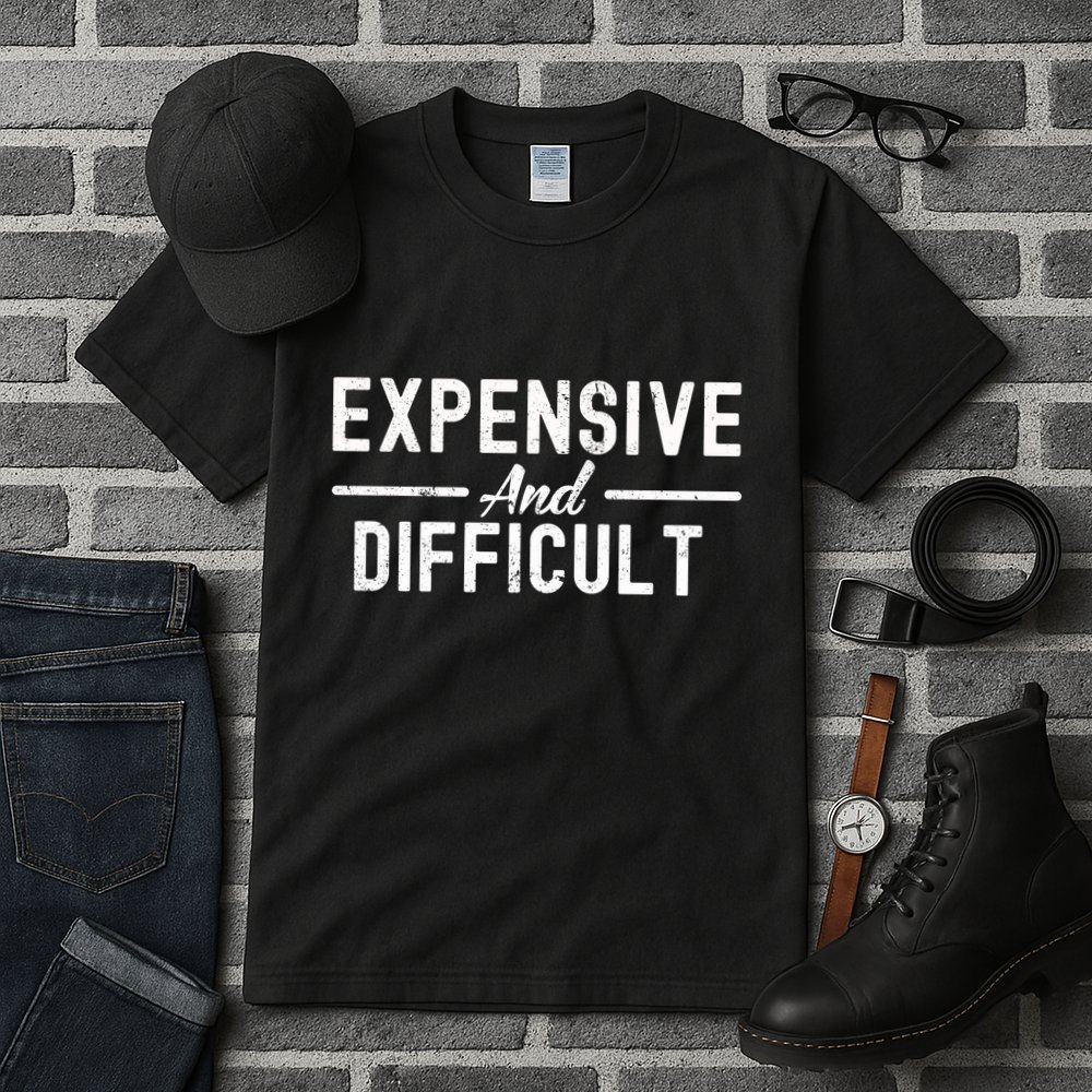 Expensive And Difficult Funny Mom Life Tall T-Shirt