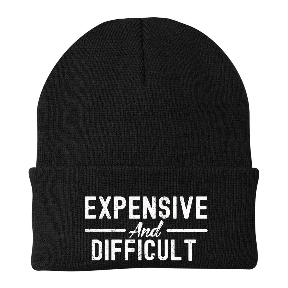 Expensive And Difficult Funny Mom Life Beanie