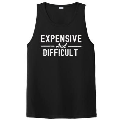 Expensive And Difficult Funny Mom Life PosiCharge Competitor Tank