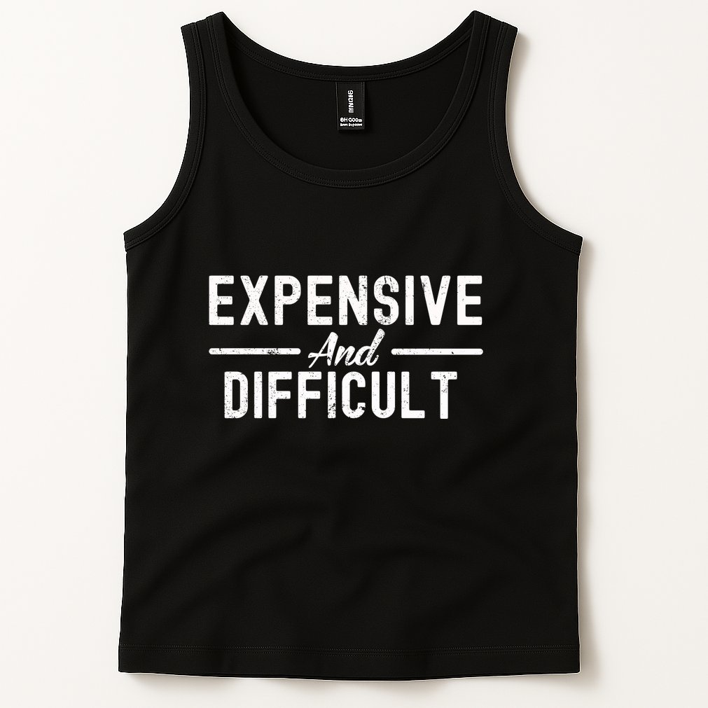 Expensive And Difficult Funny Mom Life Tank Top