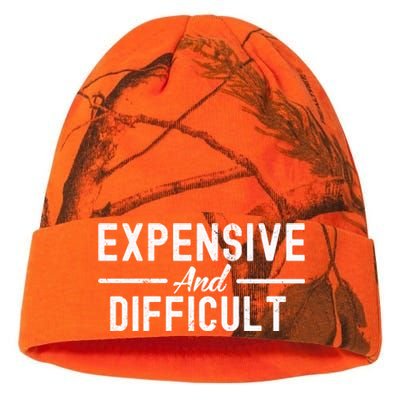 Expensive And Difficult Funny Mom Life Kati Licensed 12" Camo Beanie