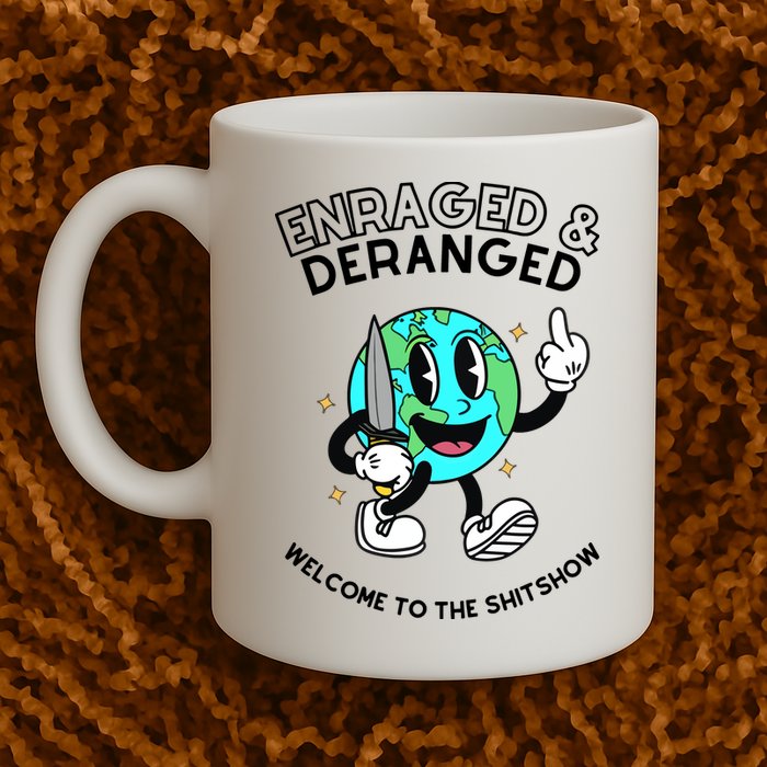 Enraged And Deranged Welcome To The Shit Show Mug