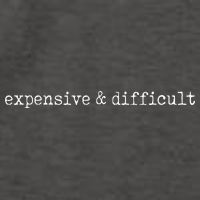 Expensive And Difficult Funny Bougie Bougee Vector Backpack