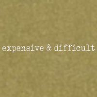 Expensive And Difficult Funny Bougie Bougee Garment-Dyed Women's Muscle Tee