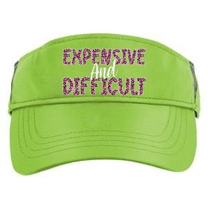 Expensive And Difficult Funny Mom Life For Bougie Women Adult Drive Performance Visor