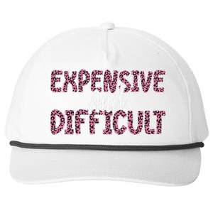 Expensive And Difficult Funny Mom Life For Bougie Women Snapback Five-Panel Rope Hat