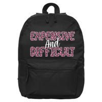 Expensive And Difficult Funny Mom Life For Bougie Women 16 in Basic Backpack
