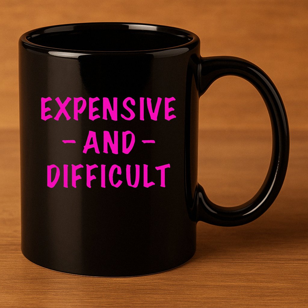 Expensive And Difficult Funny Saying Women Mother's Day 11oz C Handle Ceramic Mug