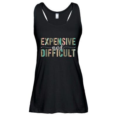 Expensive And Difficult, Wife Sarcastic Funny Mom Ladies Essential Flowy Tank
